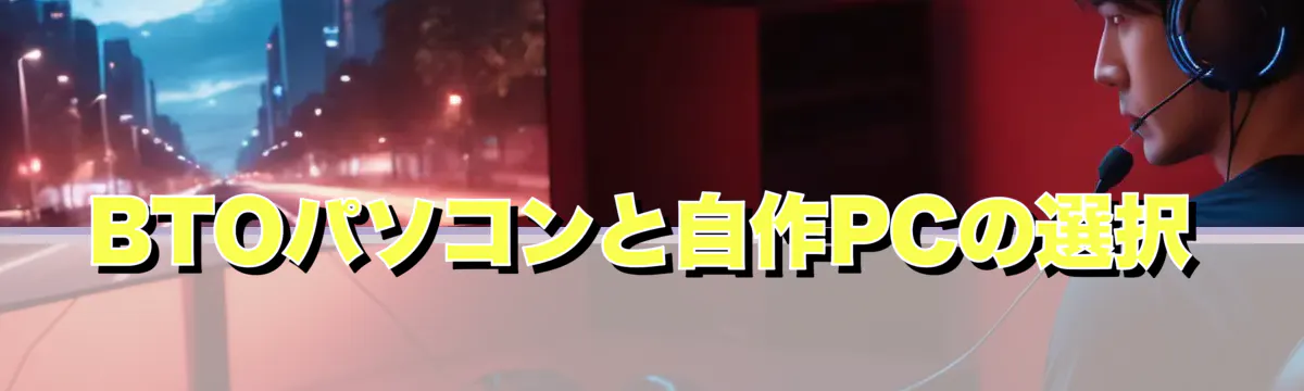 BTOパソコンと自作PCの選択
