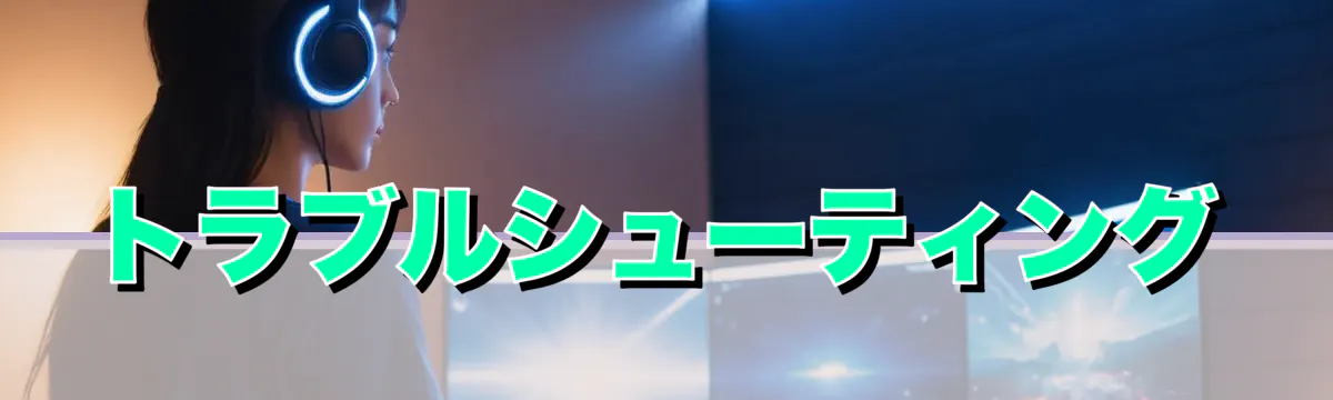トラブルシューティング