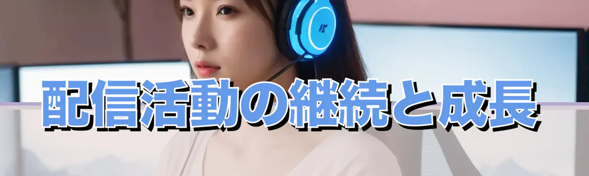 配信活動の継続と成長