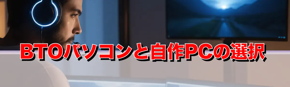 BTOパソコンと自作PCの選択
