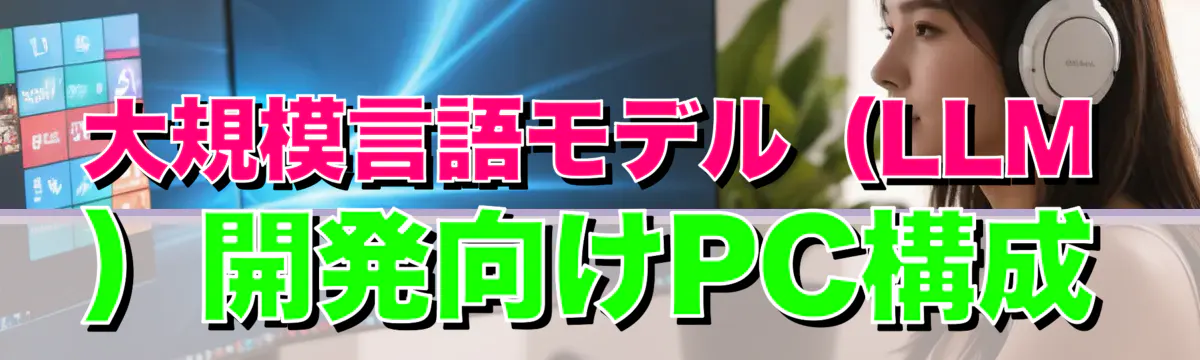 大規模言語モデル（LLM）開発向けPC構成