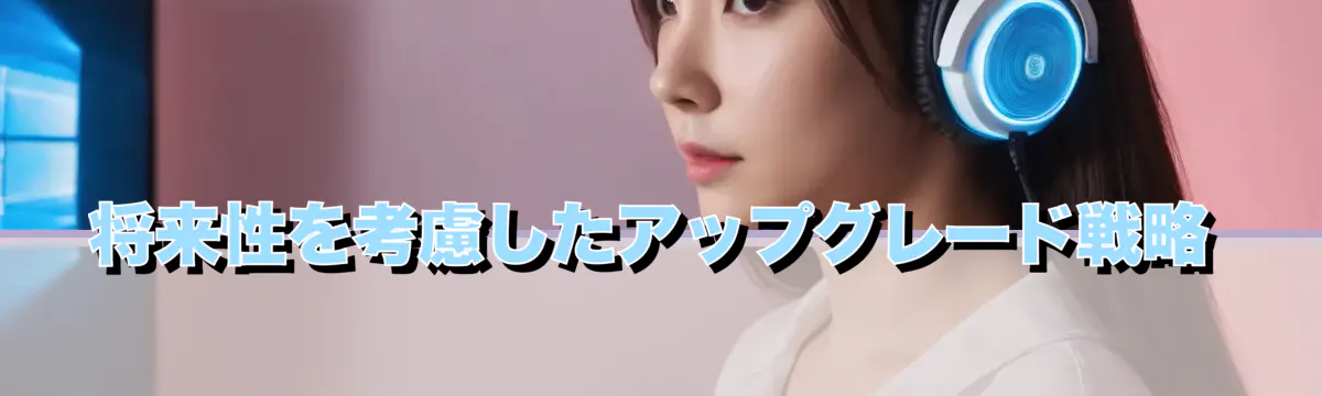 将来性を考慮したアップグレード戦略