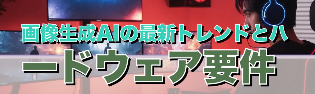 画像生成AIの最新トレンドとハードウェア要件