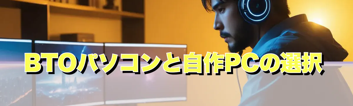 BTOパソコンと自作PCの選択