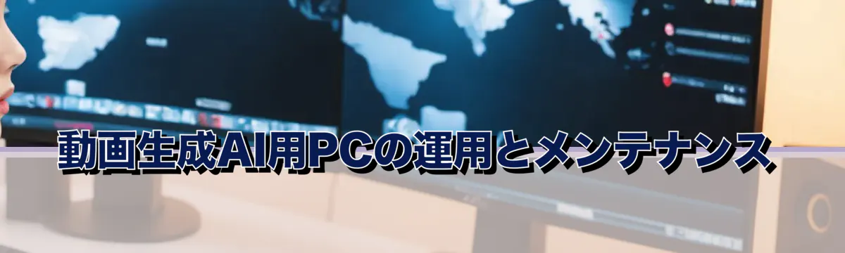 動画生成AI用PCの運用とメンテナンス