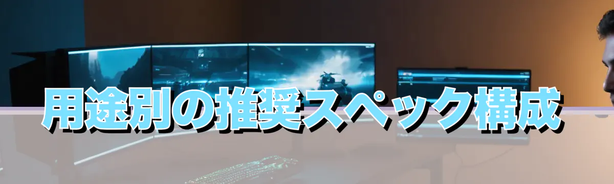 用途別の推奨スペック構成