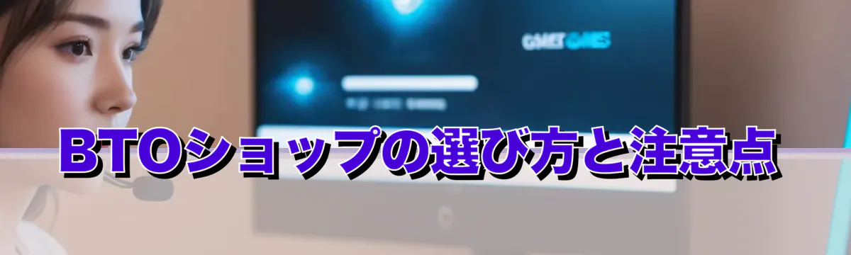 BTOショップの選び方と注意点