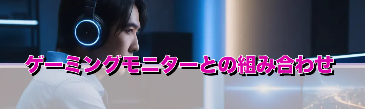 ゲーミングモニターとの組み合わせ