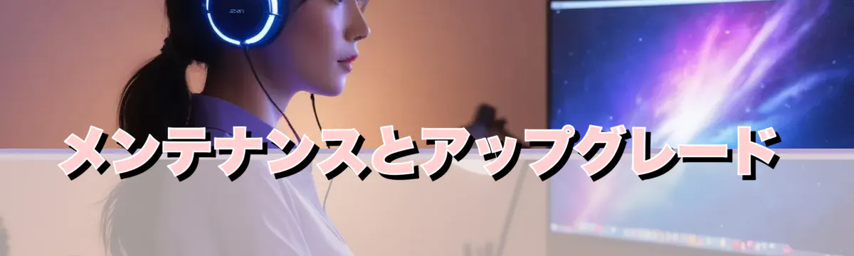 メンテナンスとアップグレード